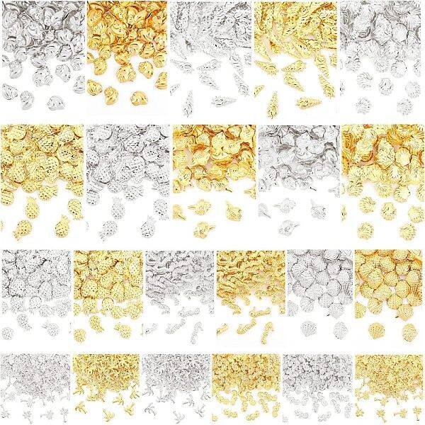 OLYCRAFT 2200Pcs Ocean Themed Resin Filler Alloy Resin Filling Crafts Nail Art Decoration Accessories for Jewelry Making - Go...