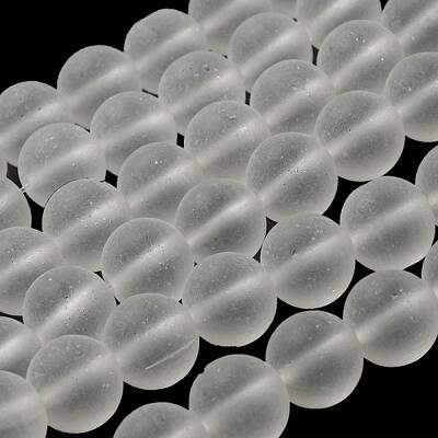Transparent Glass Bead Strands