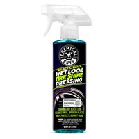 CHEMICAL GUYS Galactic Black Wet Look Tire Shine Dressing – High Gloss Long-Lasting Tire Coating, Restores Deep Black Finis...