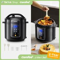 COMFEE’ 9-in-1 Electric Pressure Cooker, gift, Olla de Presion, 6QT Slow Rice Cooker 14 Presets Instant Multi Cooker