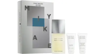 Issey miyake L'Eau D'Issey Eau De Toilette Men Gift Set 125ml, Shower Gel 50ml and Aftershave Balm 50ml