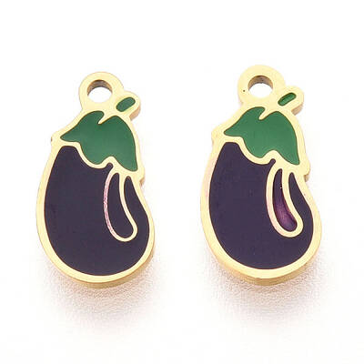 304 Stainless Steel Enamel Charms