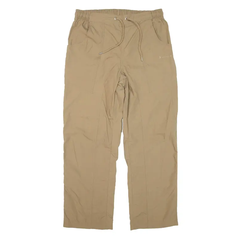 CHAMPION Trousers Beige Regular Straight Womens W30 L26