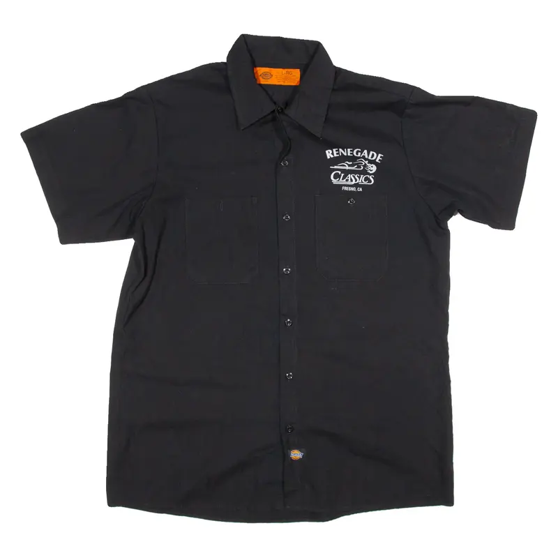 DICKIES Mens Worker Shirt Black L