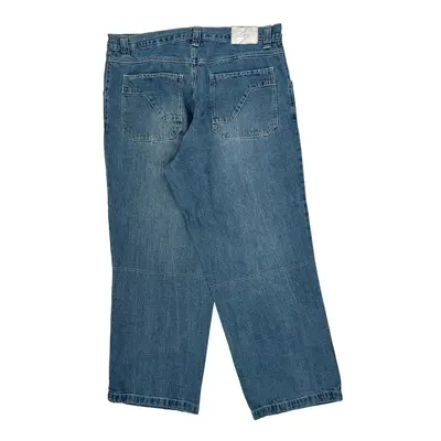 Hip Hop Infamous Gear Jeans - 40W 31L Blue Cotton