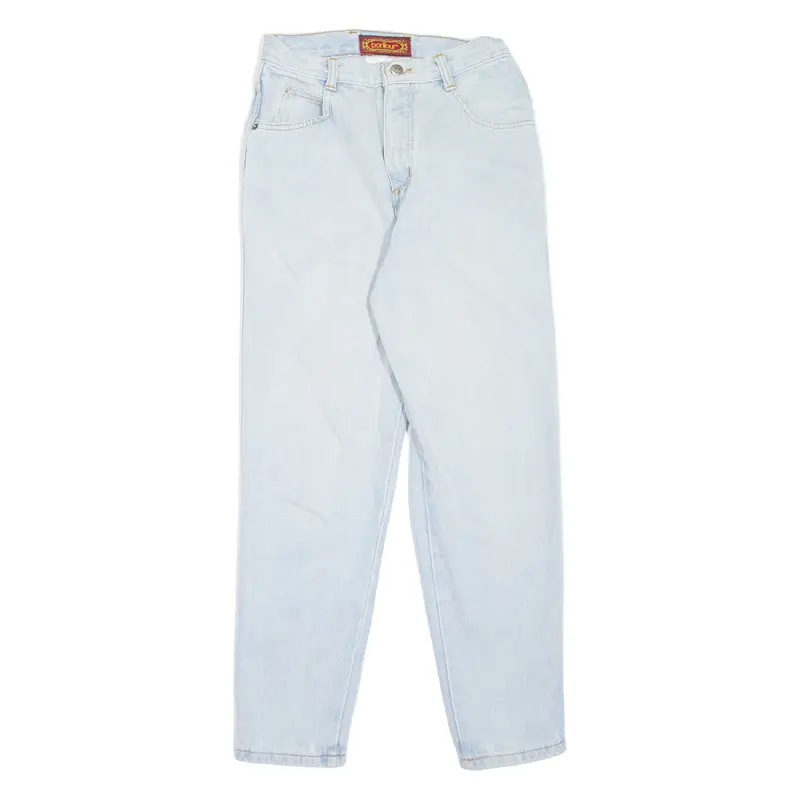 BONJOUR Womens Jeans Blue Regular Mom 90s Stone Wash W24 L28