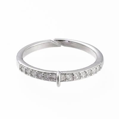 Brass Cuff Finger Ring Settings