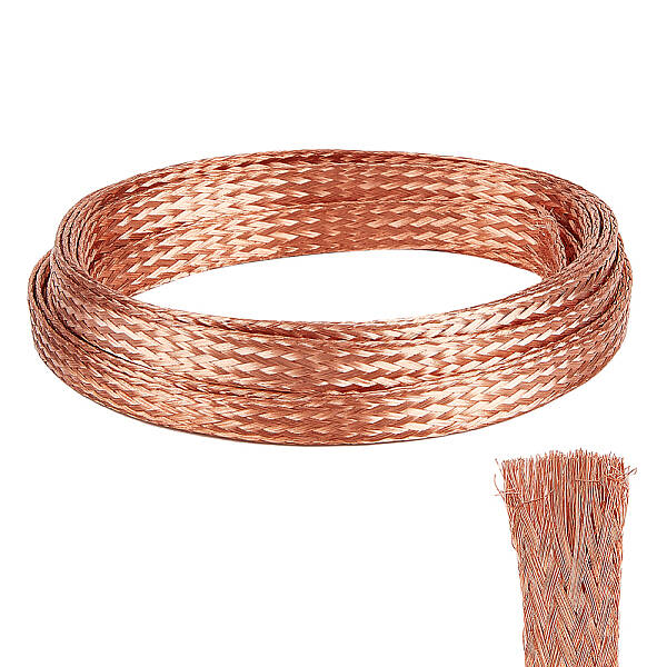 BENECREAT 13 Feet Braided Ground Strap