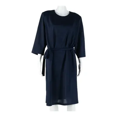 ANTHONY RICHARDS Womens Day Dress Blue Short Sleeve Knee Length M