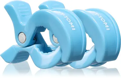 T-TOMI Pacifier Clip Clip Pastel blue 2 pieces