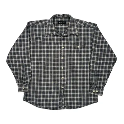 Visivo Checked Shirt - XL Grey Cotton