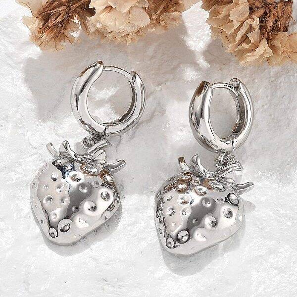 Brass Hoop Earrings Lead Free & Cadmium Free