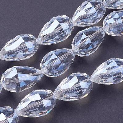 Transparent Glass Bead Strands