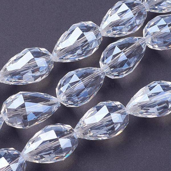 Transparent Glass Bead Strands