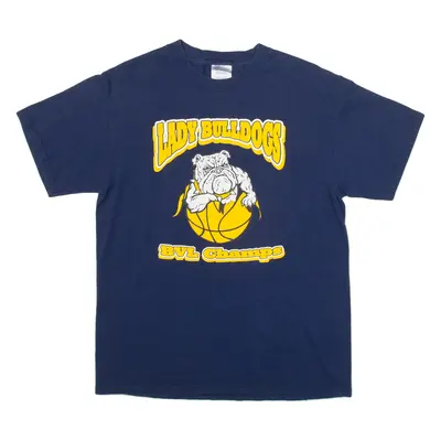 PORT & COMPANY Lady Bulldogs Mens T-Shirt Blue L