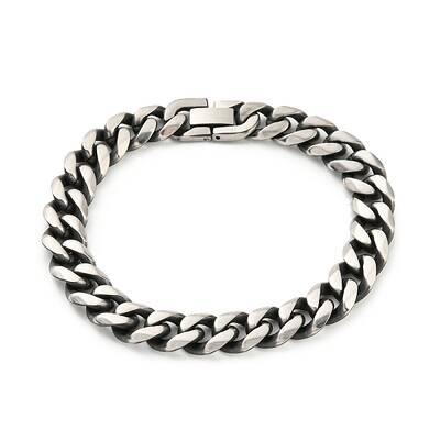 Non-Tarnish 201 Stainless Steel Curb Chain Bracelets