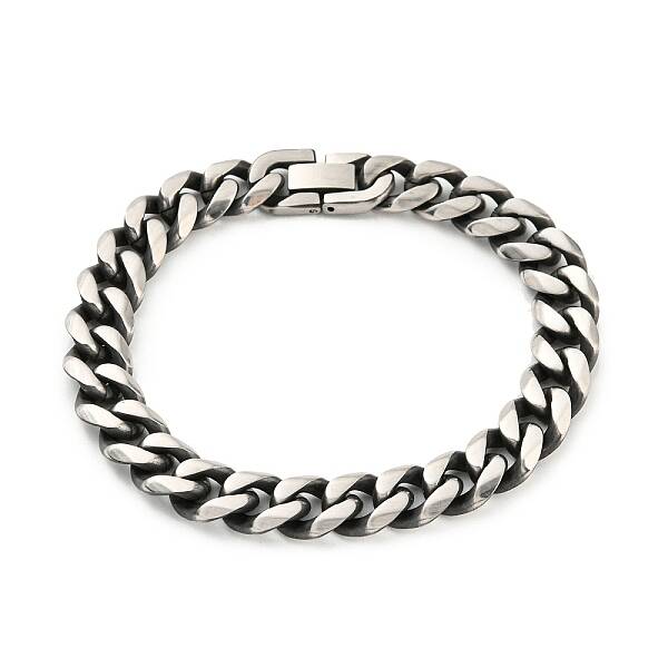 Non-Tarnish 201 Stainless Steel Curb Chain Bracelets