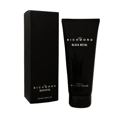 John Richmond Black Metal Natural Cleansing Shower Gel 200 ml
