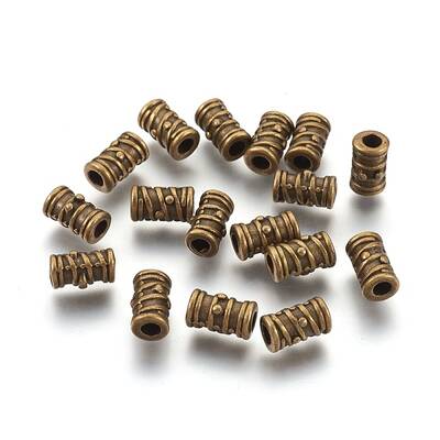 Tibetan Antique Bronze Metal Beads