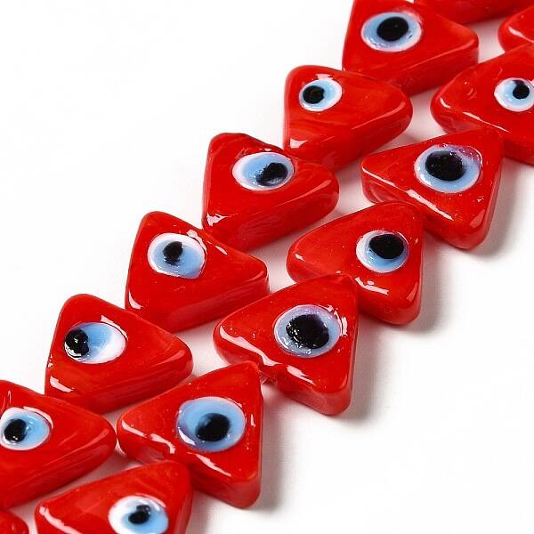 Evil Eye Handmade Lampwork Beads Strands