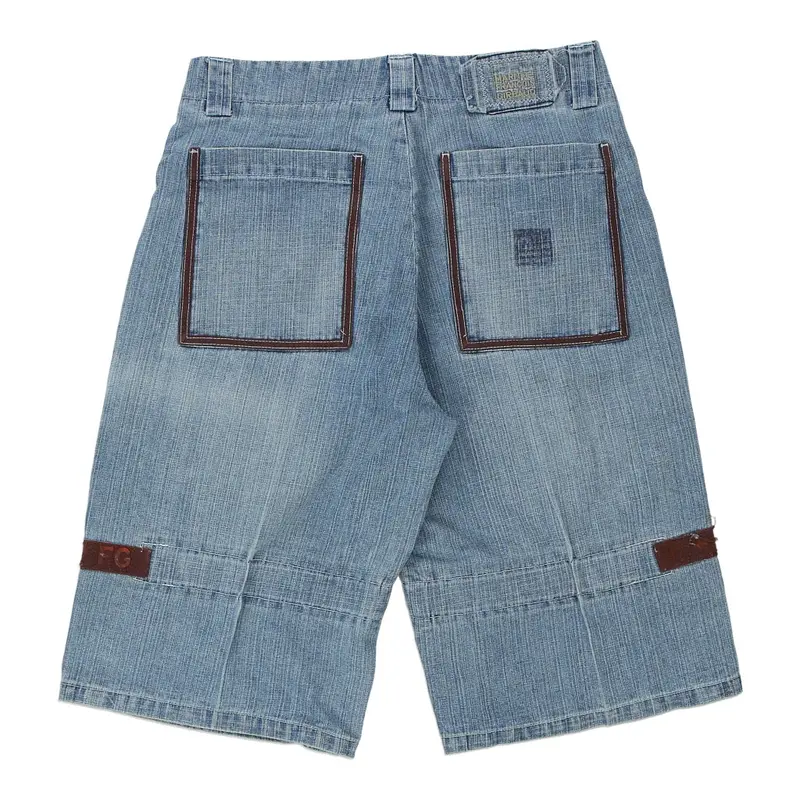 Marithe Francois Girbaud Denim Shorts - 35W 15L Blue Cotton