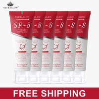 AstraGlow SP-8 Probiotic Toothpaste (6-Pack) - Targets Stains for Removal, Whitens to Perfection, Battles Tooth Decay & Infus...
