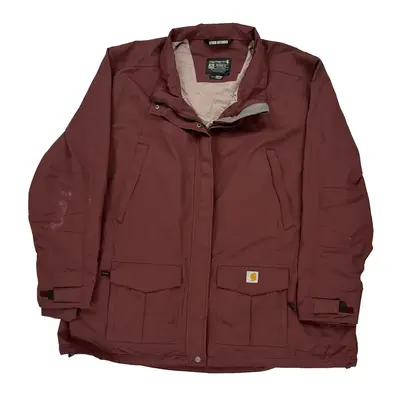Carhartt Jacket - 3XL Burgundy Nylon