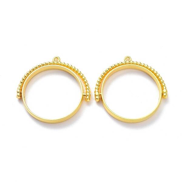 Alloy Open Back Bezel Pendants