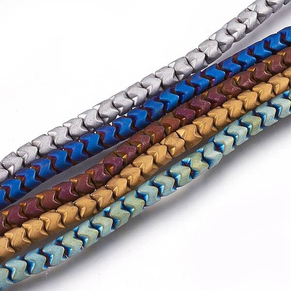 Electroplate Non-magnetic Synthetic Hematite Bead Strands