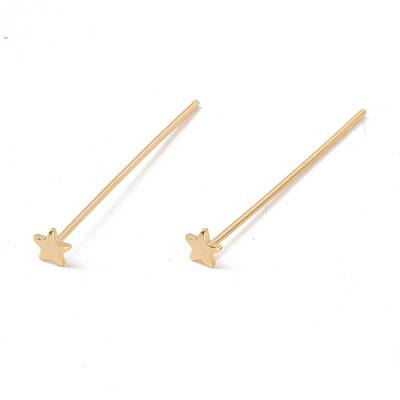 Brass Star Head Pins