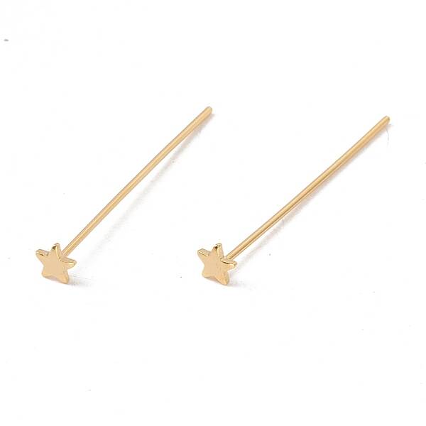 Brass Star Head Pins