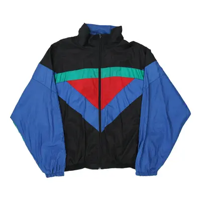 1980s Higher State Jacket - XL Block Colour Polyester