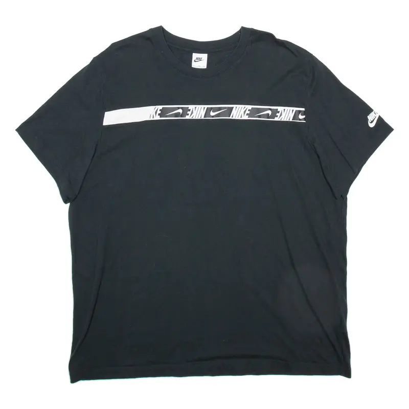 NIKE Mens T-Shirt Black 2XL