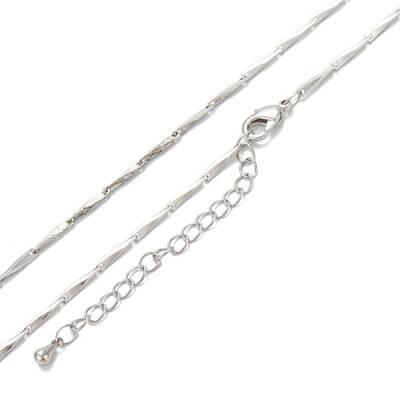 Brass Bar Link Chain Necklaces