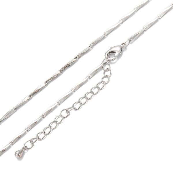 Brass Bar Link Chain Necklaces
