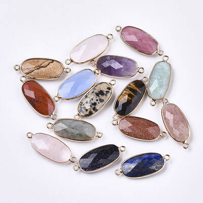 Natural & Synthetic Gemstone Links Connectors