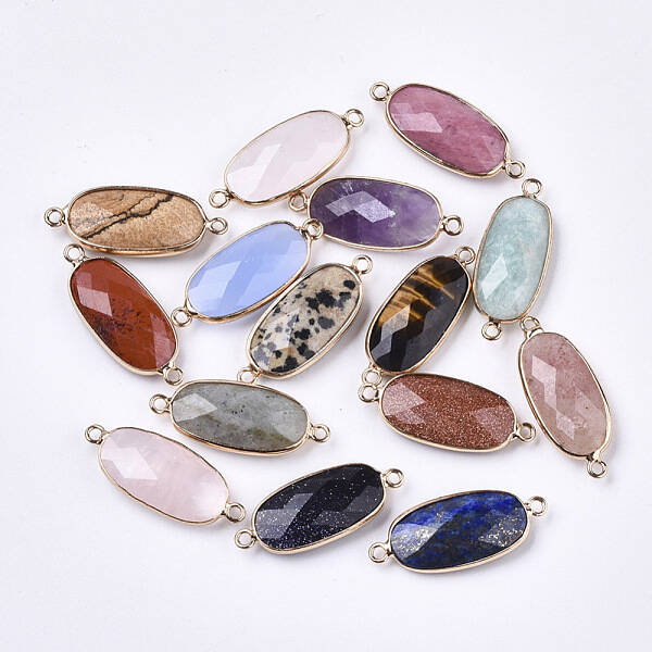 Natural & Synthetic Gemstone Links Connectors