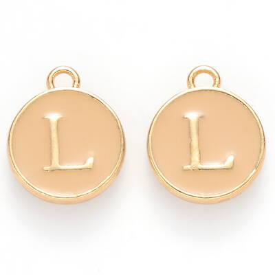 Golden Plated Alloy Enamel Charms