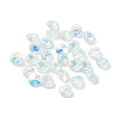 Electroplate Transparent Glass Beads