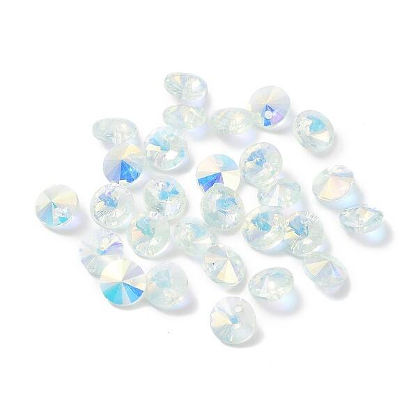 Electroplate Transparent Glass Beads