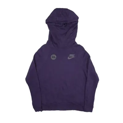 NIKE Hoodie Purple Pullover Womens S