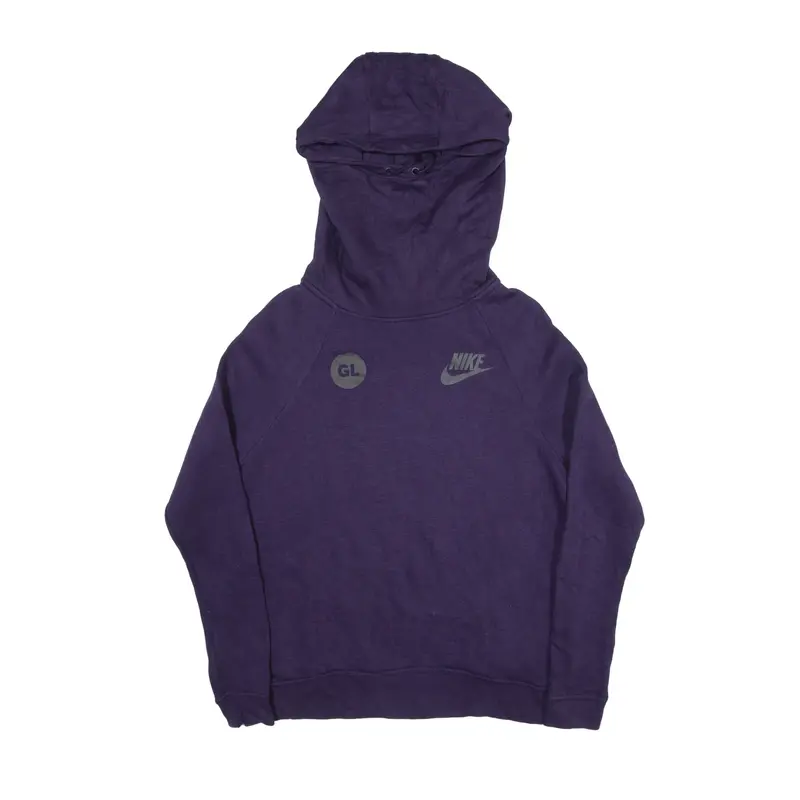 NIKE Hoodie Purple Pullover Womens S