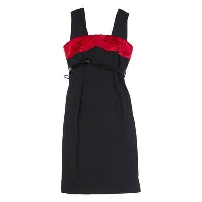 MARIE CLEMENCE Womens Pencil Dress Black Sleeveless Midi M