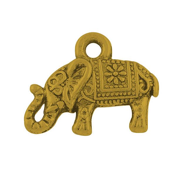Tibetan Style Alloy Elephant Pendants