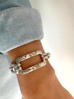 Irregular OT Buckle Design Bracelet, Fashion Jewelry for Party, Daily Clothing Decor, Trendy All-match & Exquisite Jewelry fo...