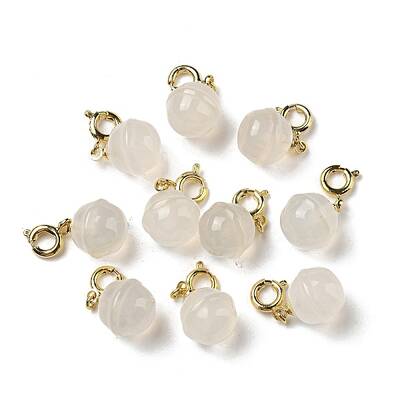 Natural White Agate Pendant Decorations