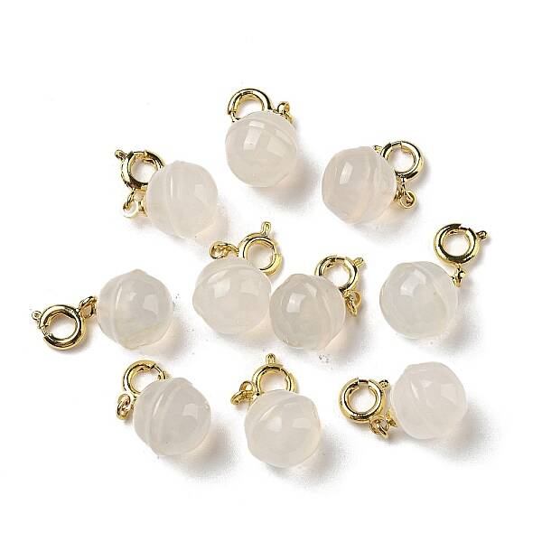 Natural White Agate Pendant Decorations