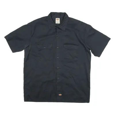 DICKIES Mens Worker Shirt Black L