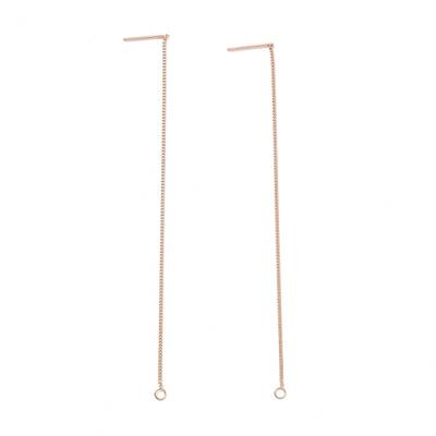 Ion Plating(IP) 304 Stainless Steel Stud Earring Finding
