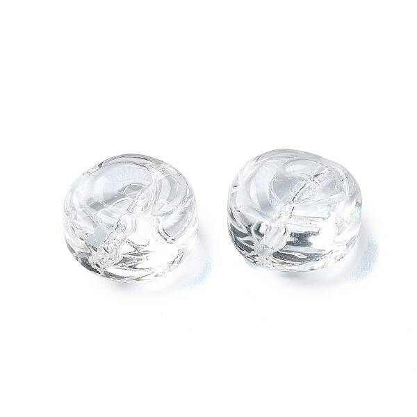 20Pcs Transparent Glass Beads